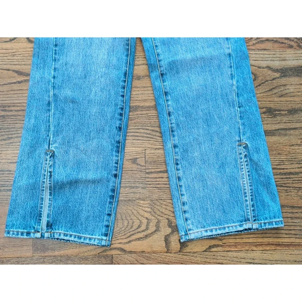 NWT One Teaspoon Roadhouse Drawstring Pull On Wide Leg Jeans Distressed Sz S - Picture 5 of 7